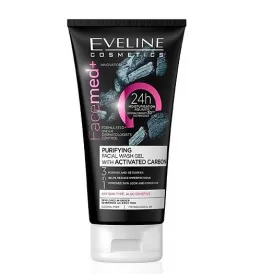 Gel rửa mặt Eveline Facemed+ làm sạch sâu than hoạt tính 150ML_EVEL4944